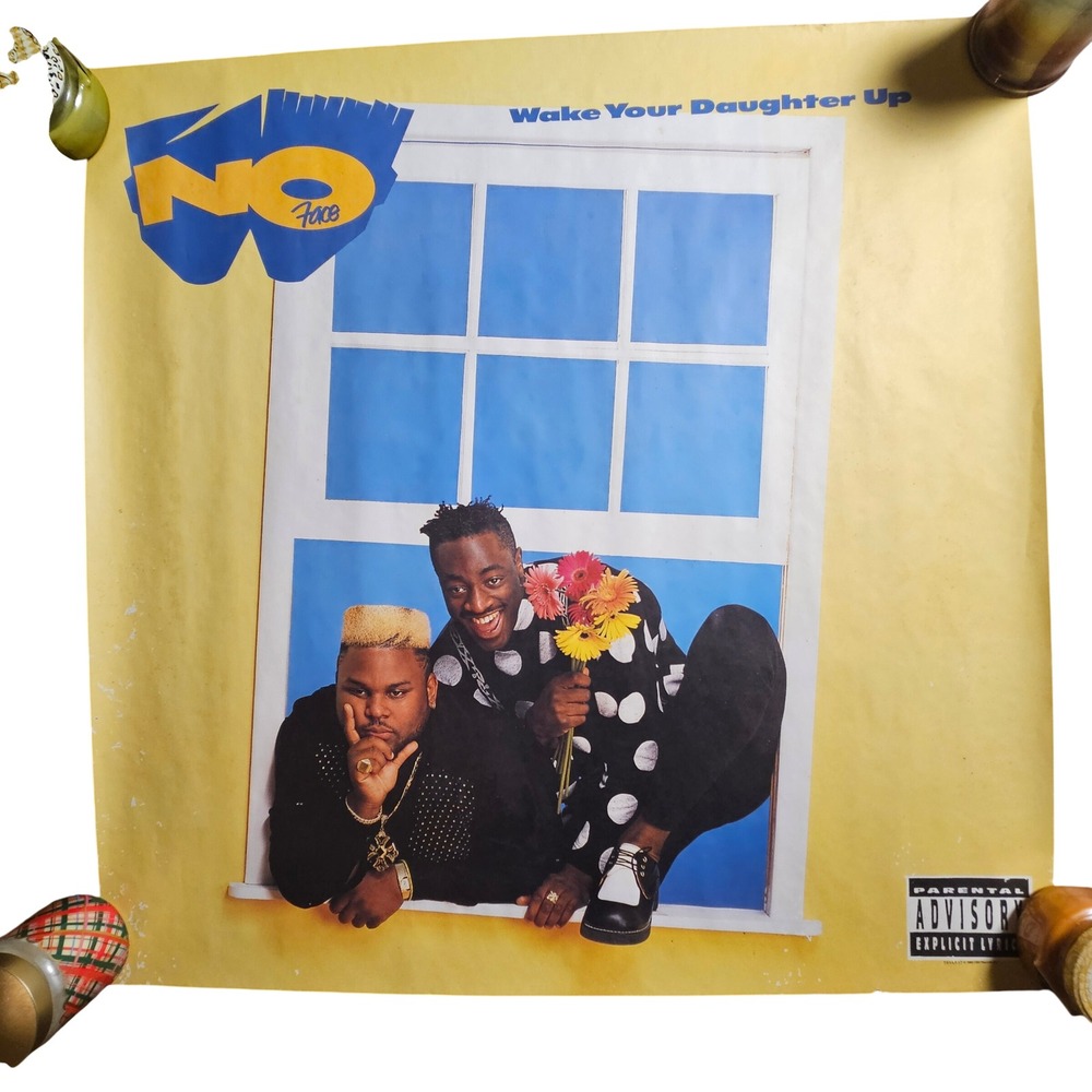No Face Wake Your Daughter Up Vintage 1990 Promo‎ Album Poster 36x36 Hip Hop